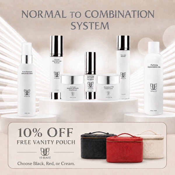 Skin Normal to Combination System | 10% Off + Free Vanity Pouch