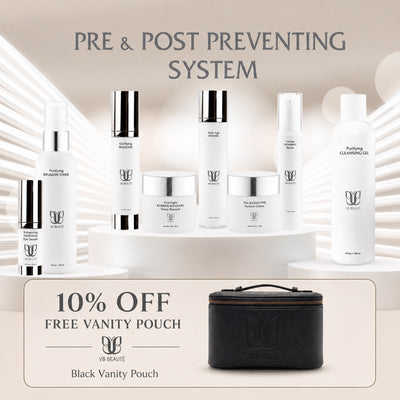 Skin Pre and Post Preventing System | 10% Off + Free Vanity Pouch