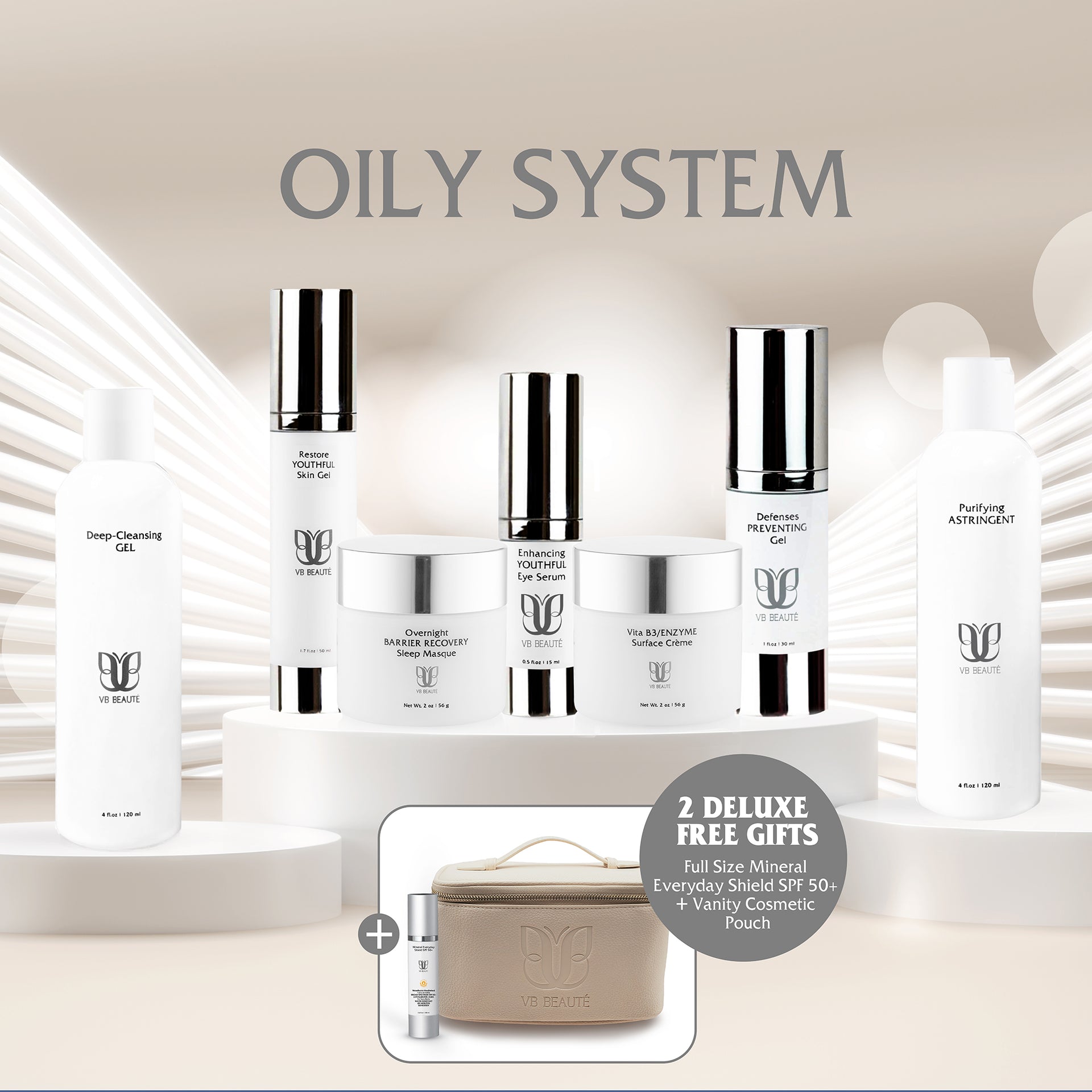 Skin Oily System + 2 Deluxe Free Gifts (LIMITED TIME OFFER!)