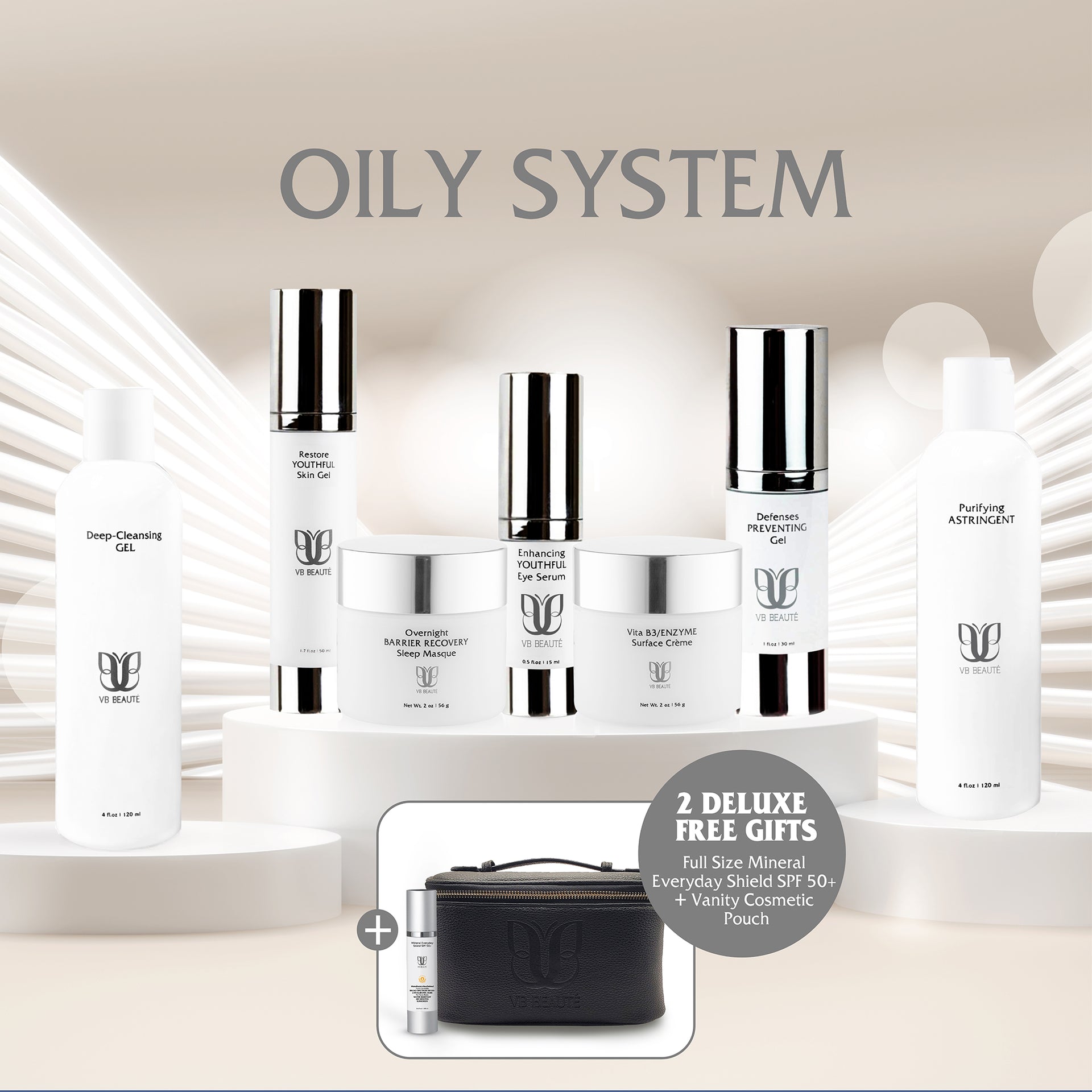 Skin Oily System + 2 Deluxe Free Gifts (LIMITED TIME OFFER!)