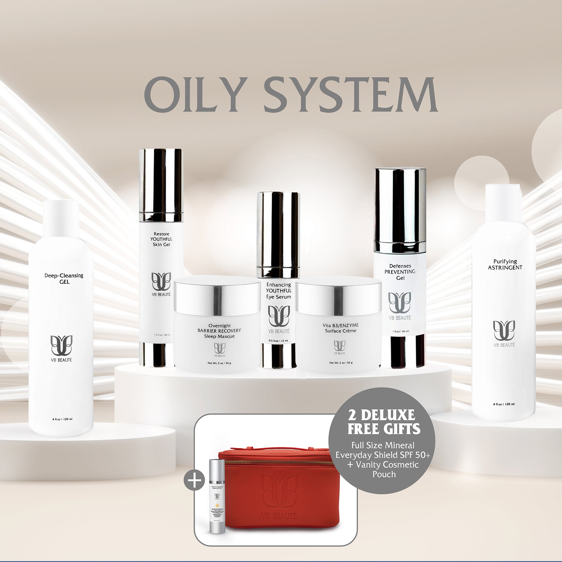 Skin Oily System + 2 Deluxe Free Gifts (LIMITED TIME OFFER!)